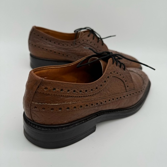 Loake Bros. British Isles Collection Brown Leather Wingtips Size UK 9.5/US 10.5 - Picture 14 of 14